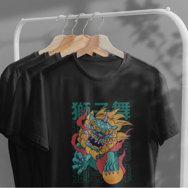 Kinesisk Hund Dragon T Shirt (Skapare uppladdad)
