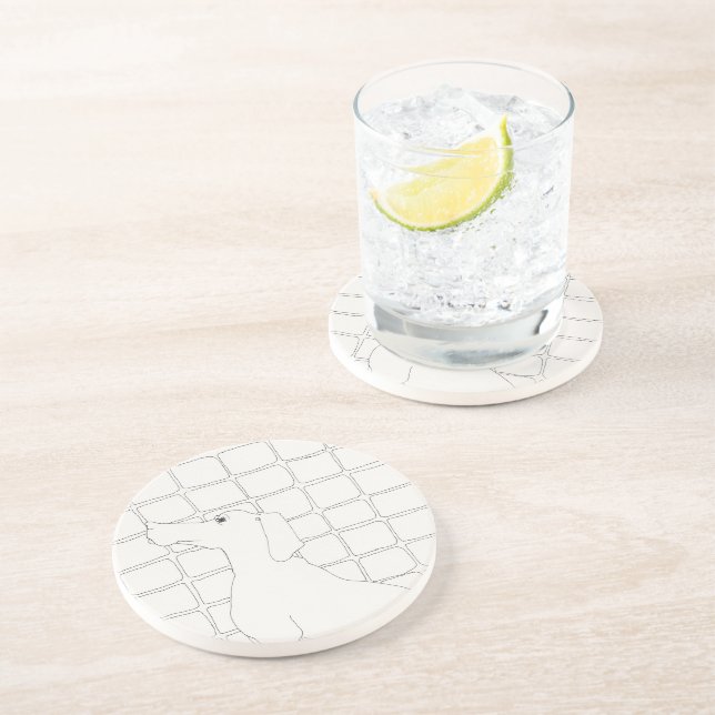 Kinesisk Hund i Hund, ursprunglig födelsedag C Underlägg (Sidan)