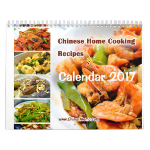 Kinesisk husmanskostreceptkalender 2017 kalender