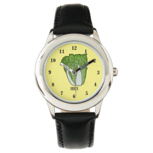 Kinesisk illustration av tecknaden på kål armbandsur