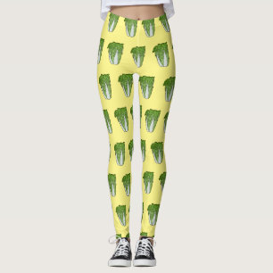 Kinesisk illustration av tecknaden på kål leggings
