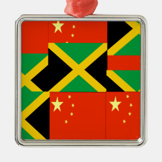 Kinesisk-Jamaican Julgransprydnad Metall