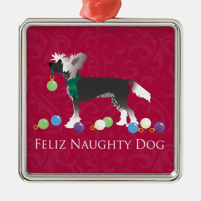 Kinesisk juldesign julgransprydnad metall (Framsidan)