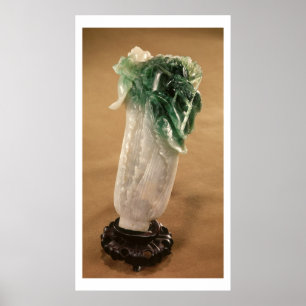 Kinesisk kål, koreansk, 1800-talet (jade) poster