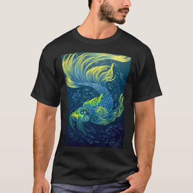 Kinesisk kampfisk t shirt (Framsida)