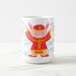 Kinesisk kanin Kostym Kaffemugg