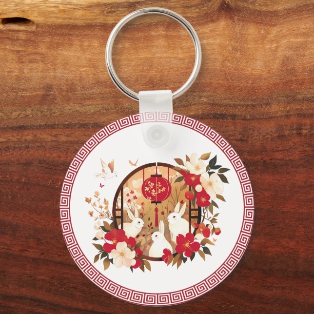 Kinesisk kanin nyckelring (Baksida)