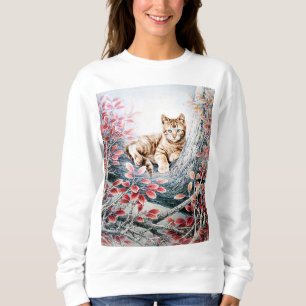 Kinesisk kattkonst i träd t shirt