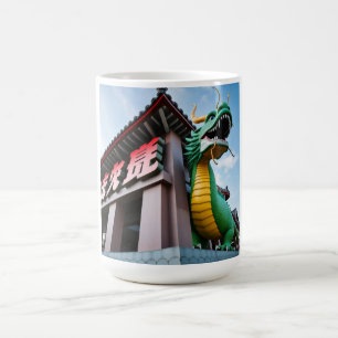 Kinesisk kejsaredrake kaffemugg
