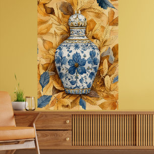Kinesisk keramikvas ("chinoiserie") poster