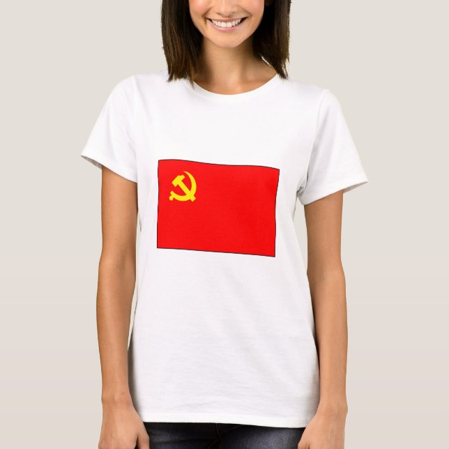 Kinesisk kommunistparti t shirt (Framsida)