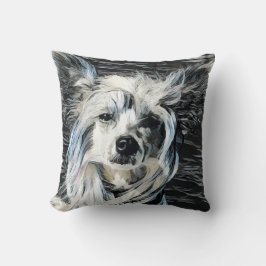 Kinesisk krönt hund kudde