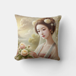 Kinesisk kvinna kudde