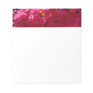 Kinesisk lagerströmia Magenta Blomma Anteckningsblock