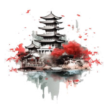 Kinesisk landskapsmålning