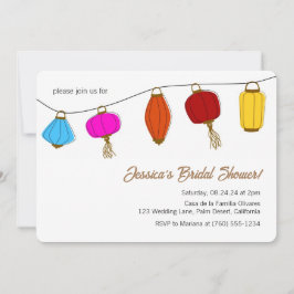 Kinesisk Lantern Inbjudningskort för möhippa