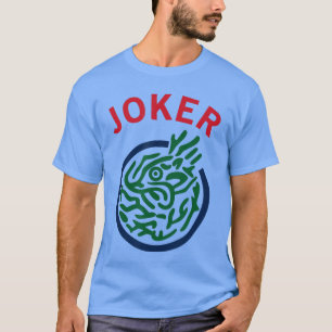 Kinesisk Mah Jong Joker-bricka Mahjong-kostym T Shirt