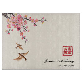 Kinesisk målarfågel bläck, blommigt bröllop