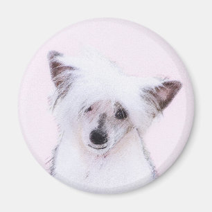 Kinesisk målning av konstgjord pulverpuff - Hund A Magnet