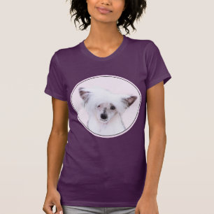Kinesisk målning av konstgjord pulverpuff - Hund A T Shirt