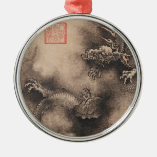 Kinesisk målning för Dragon Year 2024 R Ornament