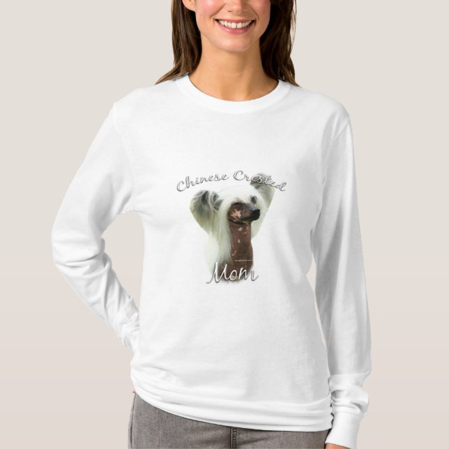 Kinesisk Mamma 2, brottad T Shirt (Framsida)