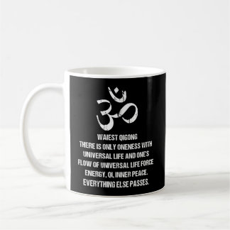 Kinesisk martialkonst Meditation Waiest Qigong Tai Kaffemugg