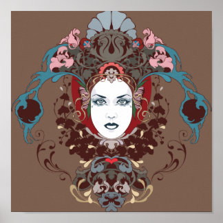 Kinesisk MAsk Poster