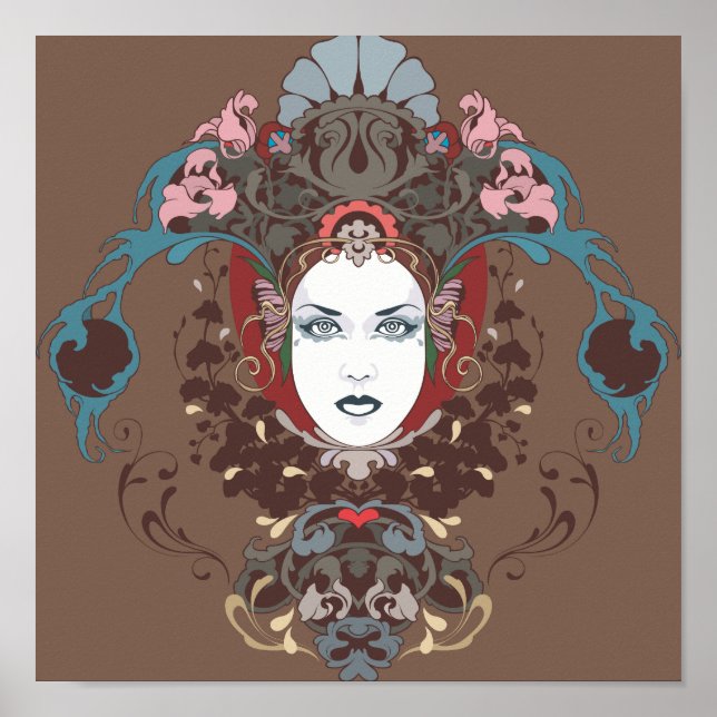 Kinesisk MAsk Poster (Framsidan)