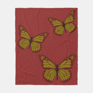 Kinesisk monarch Fleece Blanket