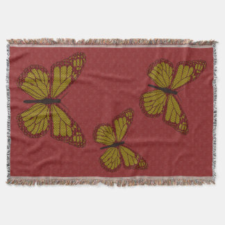 Kinesisk monarch Throw Blanket Filt