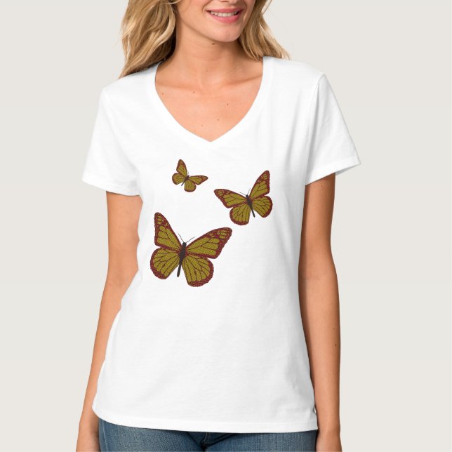 Kinesisk monarch Women's Light Shirt Tee Shirt (Framsida)
