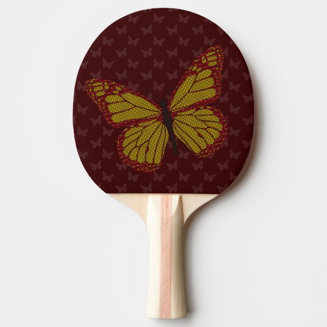 Kinesisk monark ping pong paddel pingisracket (Framsidan)