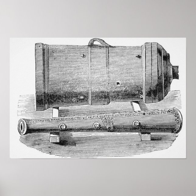 Kinesisk monster Mortar, 1845 Poster (Framsidan)