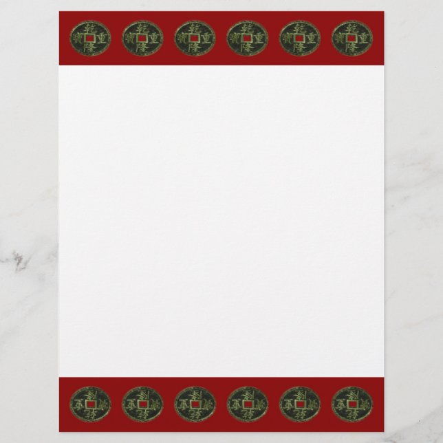 kinesisk Mynt Letterhead (Framsida)