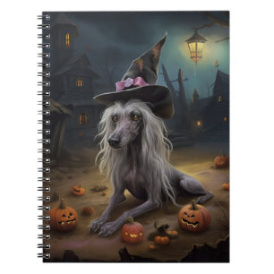 Kinesisk naken pumpa Halloween läskig Anteckningsbok