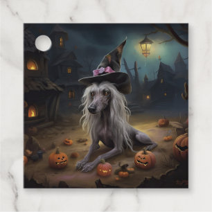 Kinesisk naken pumpa Halloween läskig Gåvor Etiketter