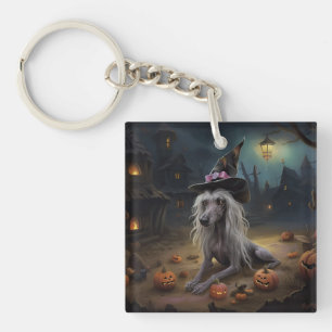 Kinesisk nakenhund Pumpalampor Halloween skrämmand