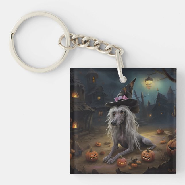 Kinesisk nakenhund Pumpalampor Halloween skrämmand (Framsidan)
