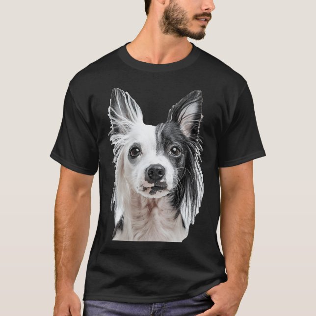 Kinesisk nakenhund t shirt (Framsida)