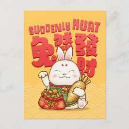 Kinesisk nyårsaftong helg vykort