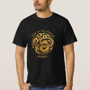 Kinesisk nyårshandling 2024 Zodiac T Shirt