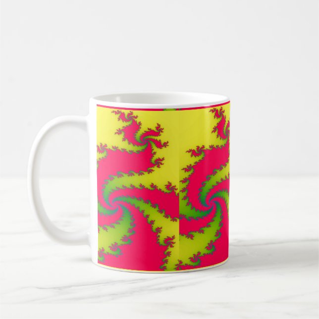 Kinesisk nyårshandling Fractal Mugg (Vänster)