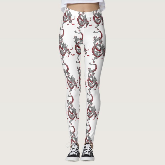 Kinesisk nyårshandling leggings (Framsida)