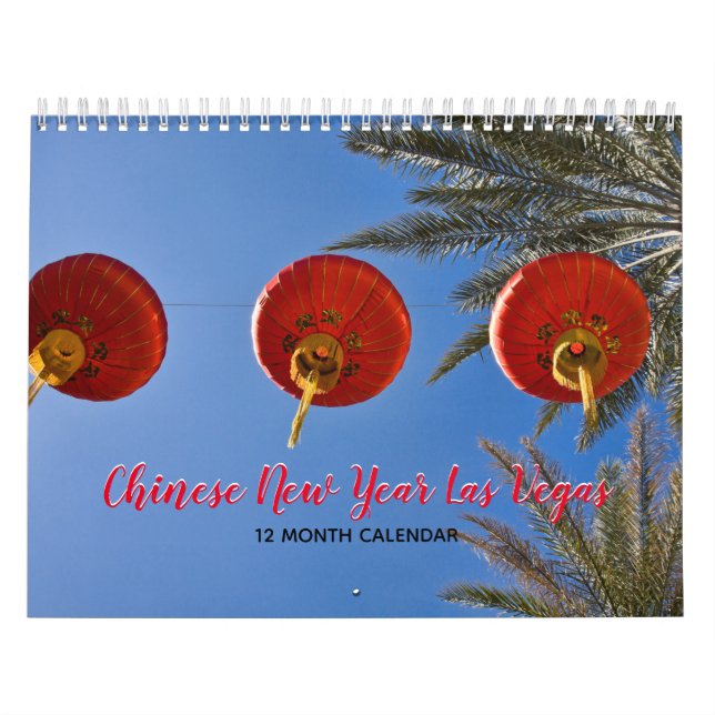 Kinesisk nyårskalender för Las Vegas Kalender (Omslag)