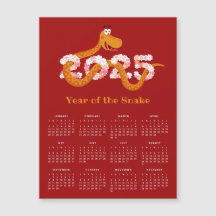 Kinesisk nyårskalender för zodiac Snake 2025
