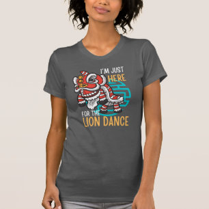 Kinesisk nyårskjorta 2022 Lejon dansskjorta T Shirt