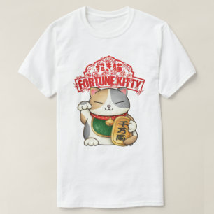Kinesisk nyårskvot Calico Lucky Cat T Shirt