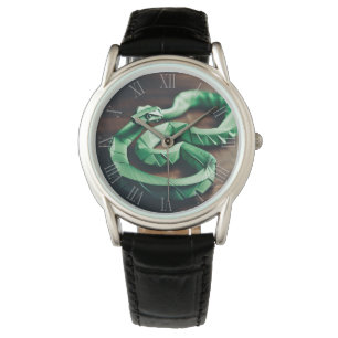 Kinesisk nyårsnake Origami Zodiac Birthday MW2 Armbandsur