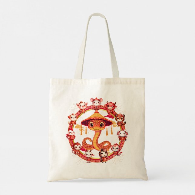 Kinesisk nyårsnorm 1 tygkasse (Baksida)